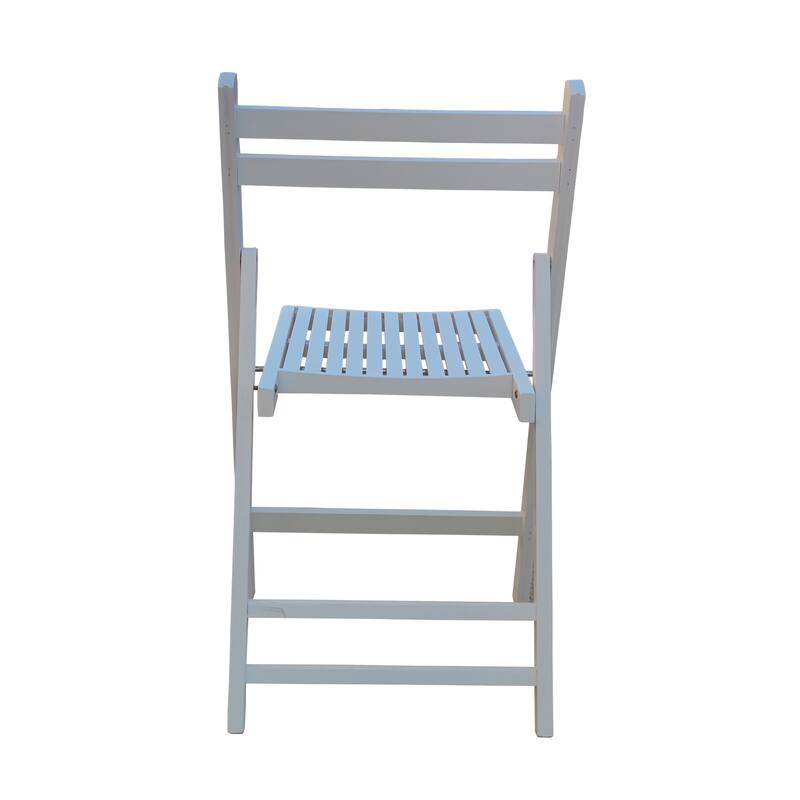 Versatile Slatted Wood Folding Chairs for All Occasions