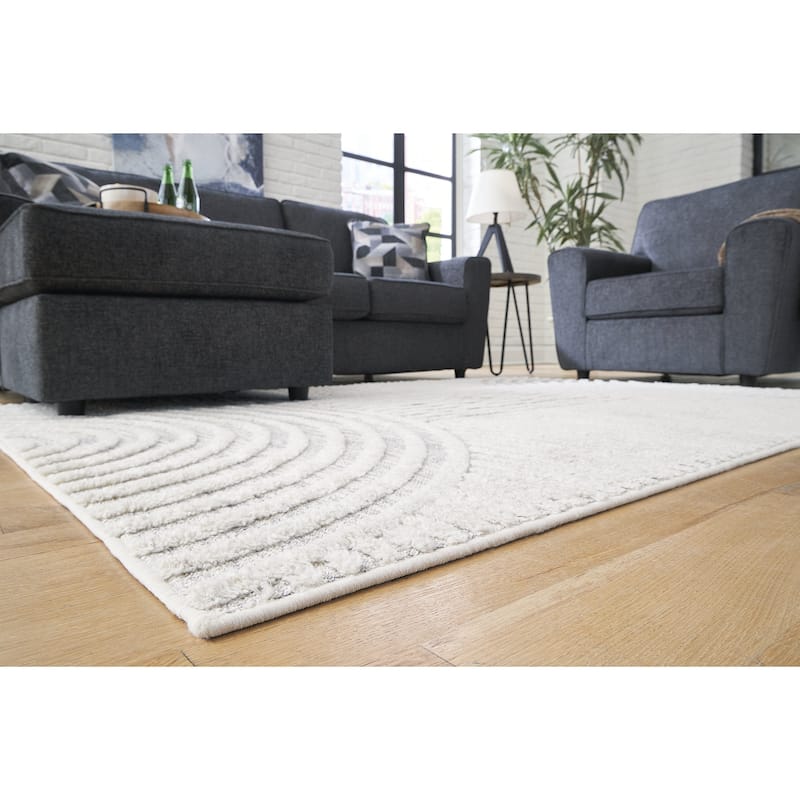 Signature Design by Ashley Lambworth Gray & Cream Area Rug