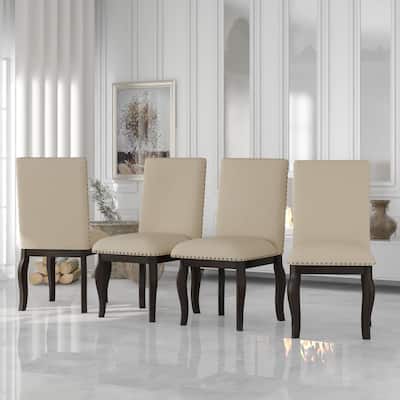Solid Wood Dining Chair Set of 4