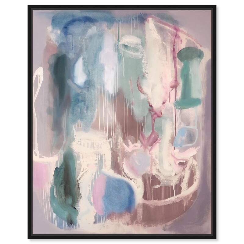 Silk and Satin I Canvas by Art Remedy - 16" x 20" - Black
