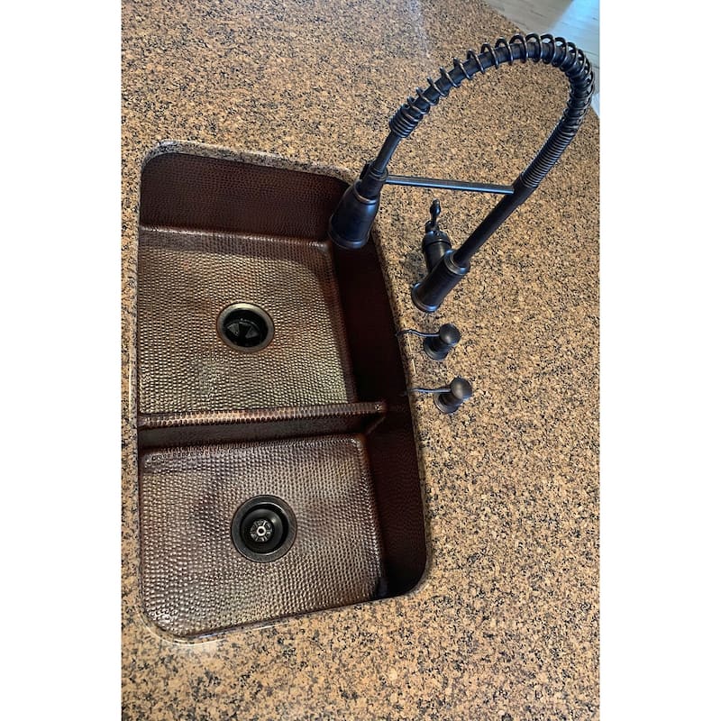 Solid Brass Soap & Lotion Dispenser in Oil Rubbed Bronze (PCP-701ORB) - N/A