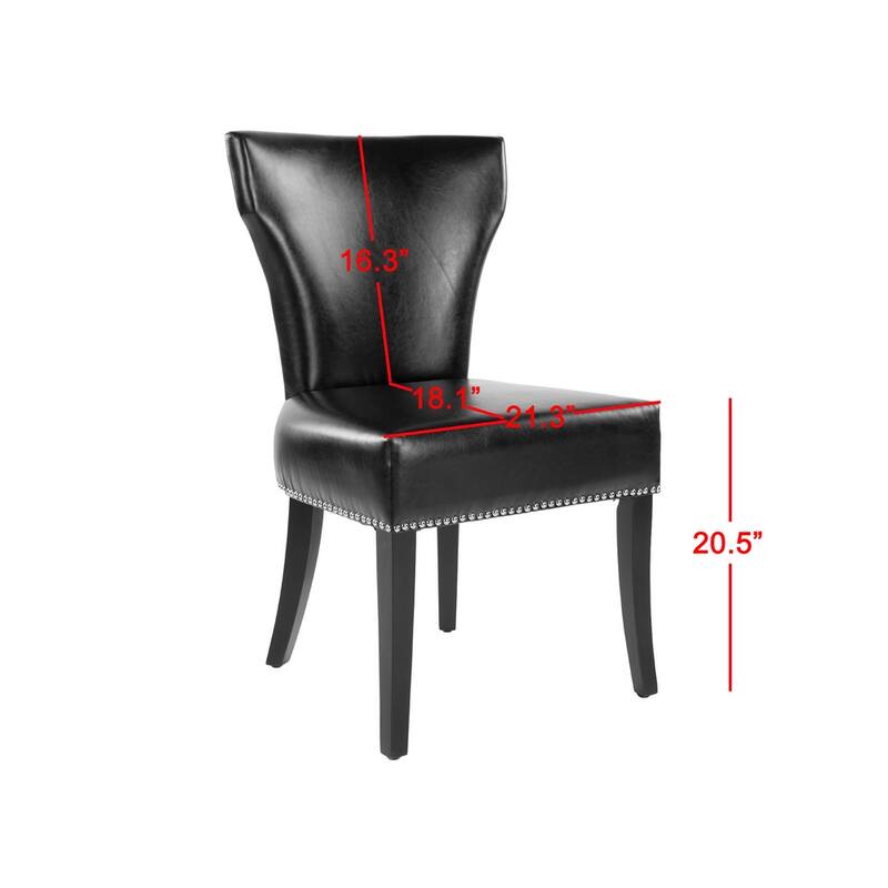 SAFAVIEH Tashina Nailhead Dining Chair (Set of 2) - 23Wx26Dx37H