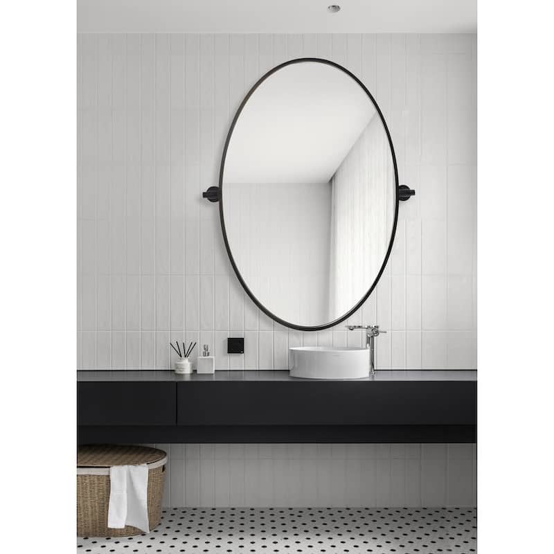 Indigo Home Oval Pivot Mirror - 21 x 32