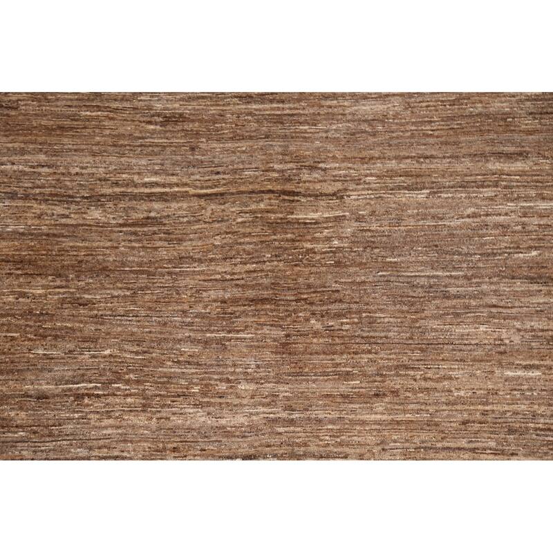 Brown Gabbeh Kashkoli Oriental Area Rug Wool Hand-knotted Foyer Carpet - 4'7" x 6'7"