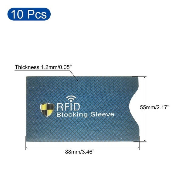 RFID Blocking Credit Card Sleeves, 10 Pack Contactless Protect Holder - Bed Bath & Beyond - 36959462 RFID Blocking Credit Card Sleeves, 10 Pack Contactless Protect Holder - Bed Bath & Beyond - 36959462