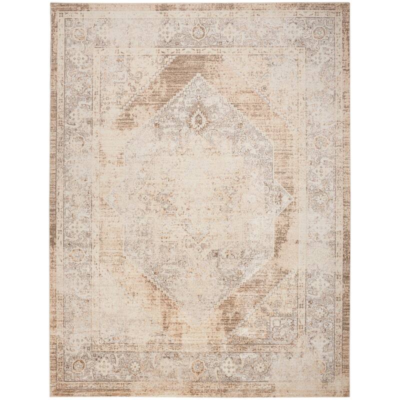Nourison Astra Machine Washable Persian Area Rug - 9' x 12' - Beige - Rectangle