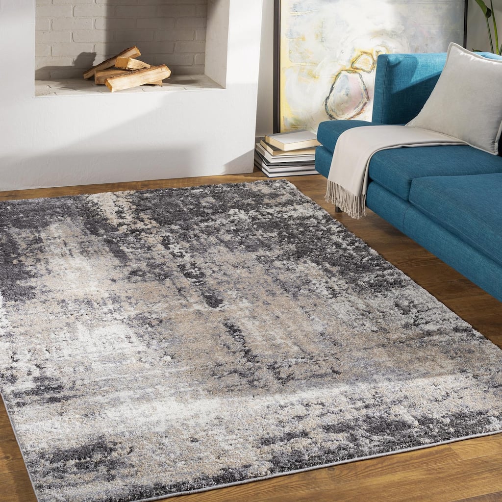 Livabliss Industrial Tuscany Abstract Area Rug