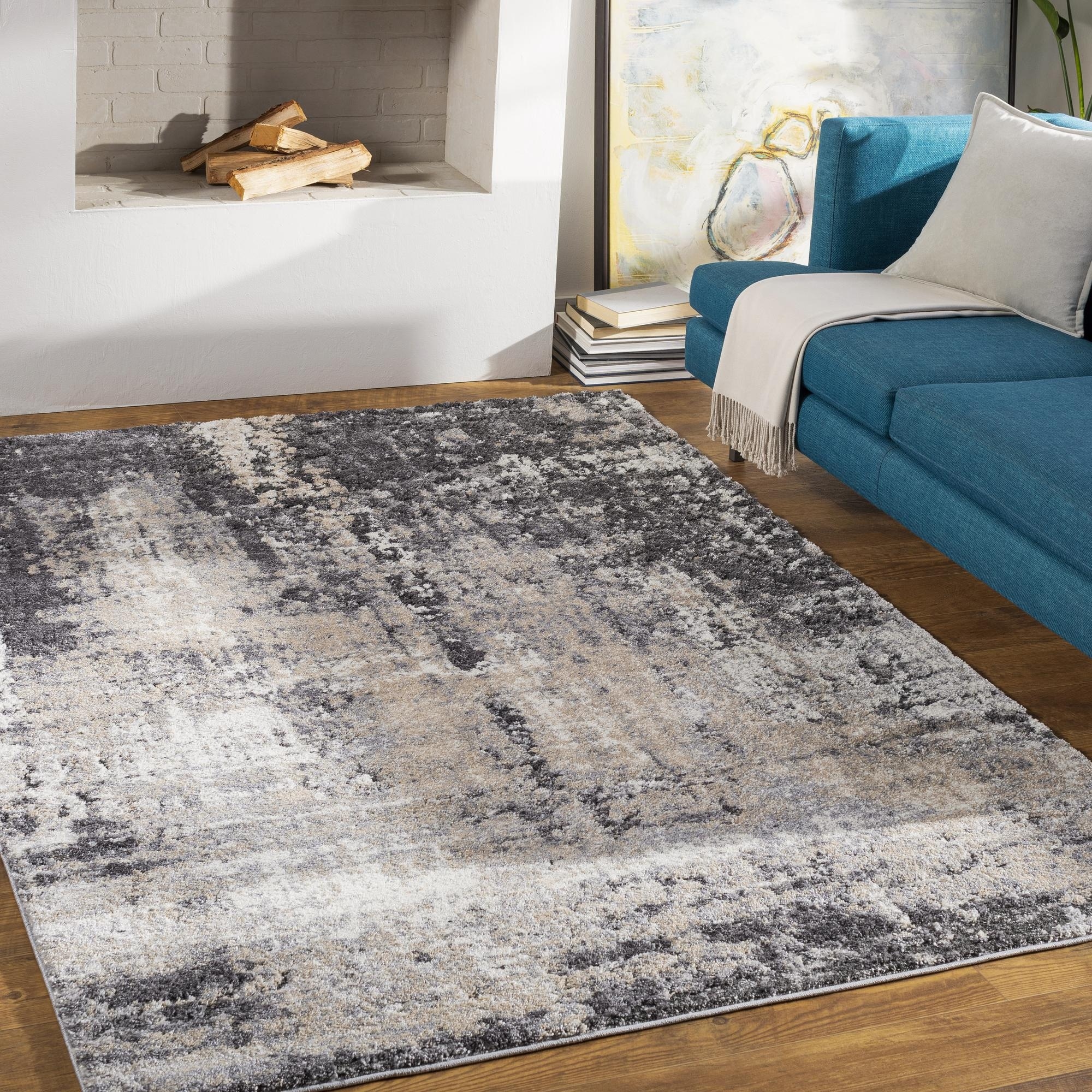 Livabliss Industrial Tuscany Abstract Area Rug