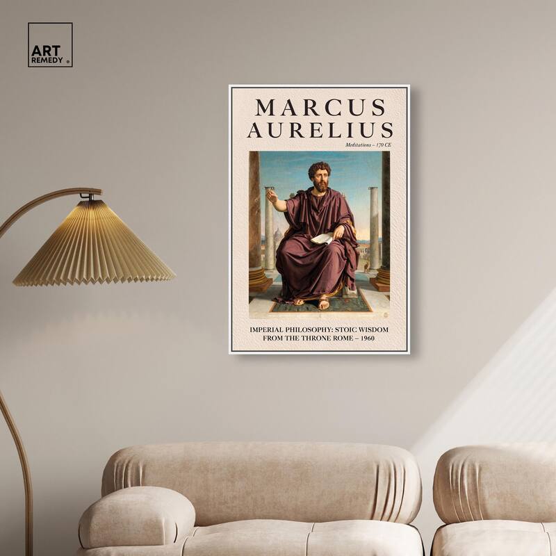 Emperor in Thought Canvas by Art Remedy