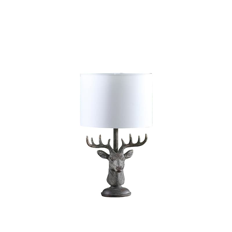 Rustic Deer Table Lamp
