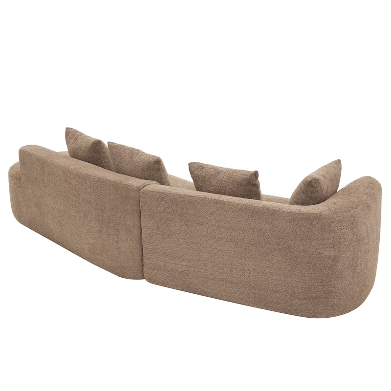 Christopher Knight Home - Olivia Curved Foam Sofa Set - 116"L