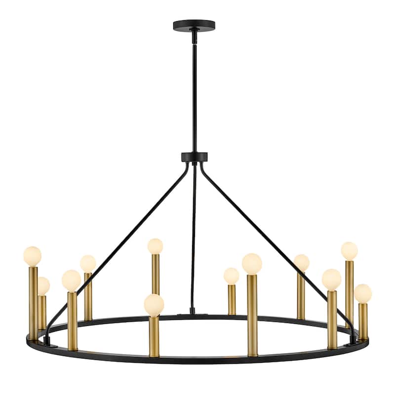 Lark 83159 Lazlo 12 Light 38" Wide Ring Chandelier