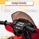 preview thumbnail 23 of 43, Electric Ride-On Motorcycle for Kids - 6V Dirt Bike with USB, AUX, Music, and Headlight - Perfect for Toddlers Ages 1-3