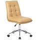 preview thumbnail 18 of 32, Porthos Home Leona Adjustable Steel and Faux Leather Office Chair