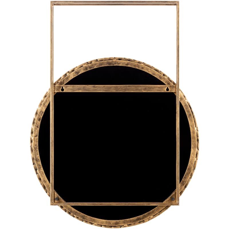 Ady Modern Gold Mirror - 33"H x 25"W x 1.8"D