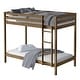 preview thumbnail 8 of 30, CraftPorch Modern Twin Over Twin Size Wooden Bunk Bed