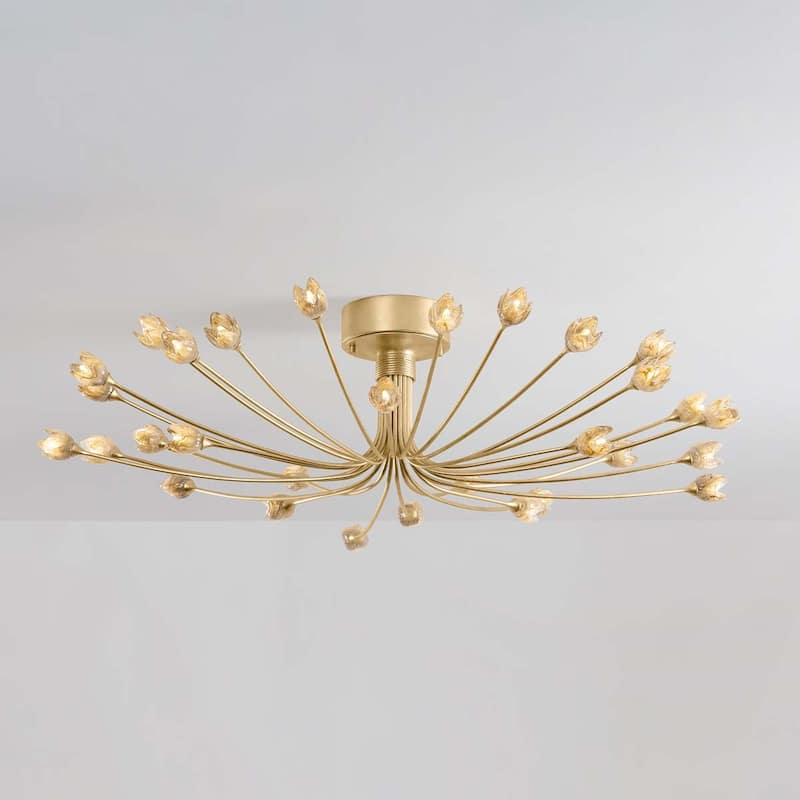 Hudson Valley Lighting 5430 Falkirk 30 Light 42" Wide Semi-flush