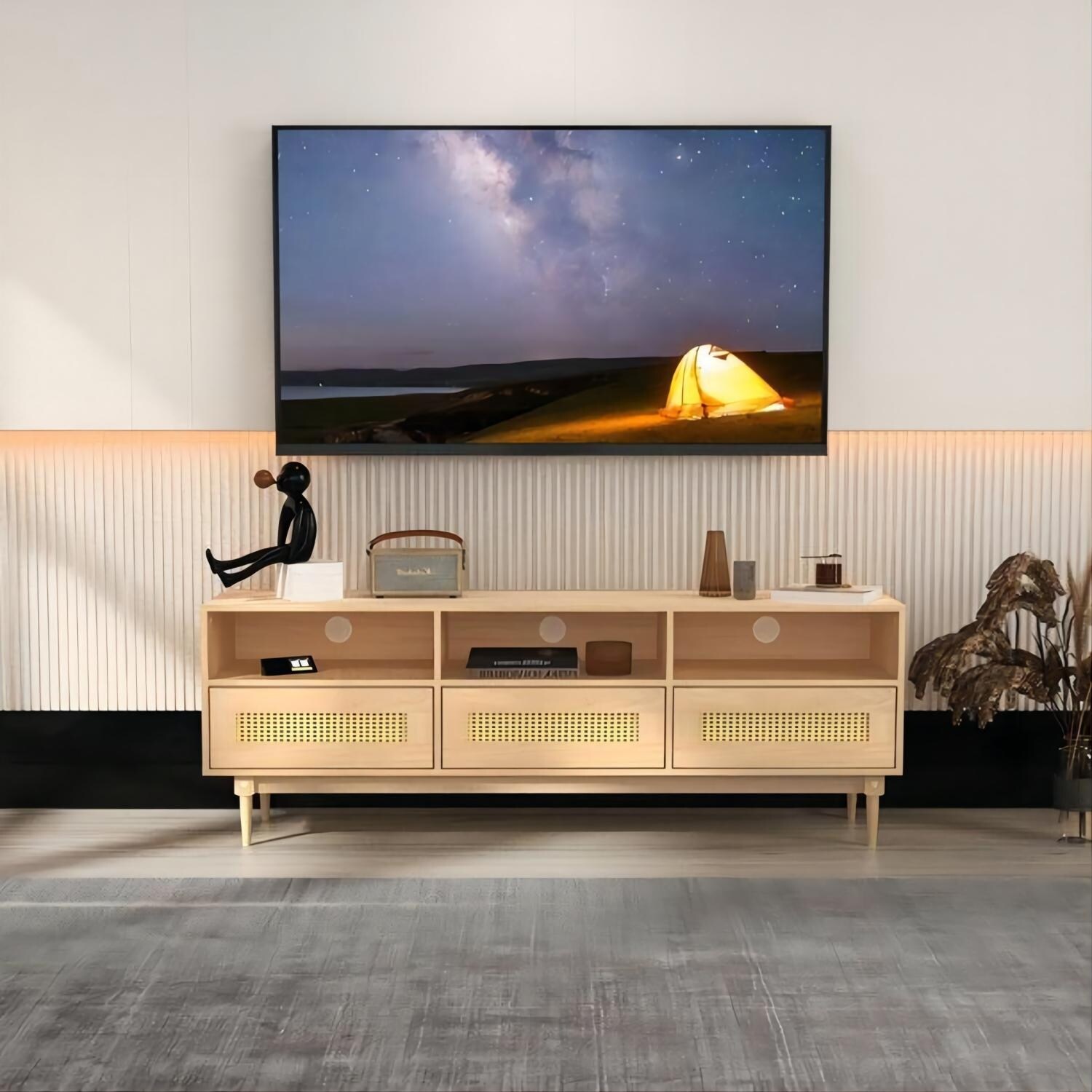Boho tv online stand 70 inch