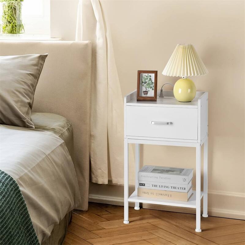 Nightstand with Charging Station