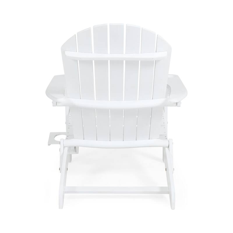 Roomfitters Bellwood Outdoor Adirondack Chair with Cup Holders for Patio Relaxation