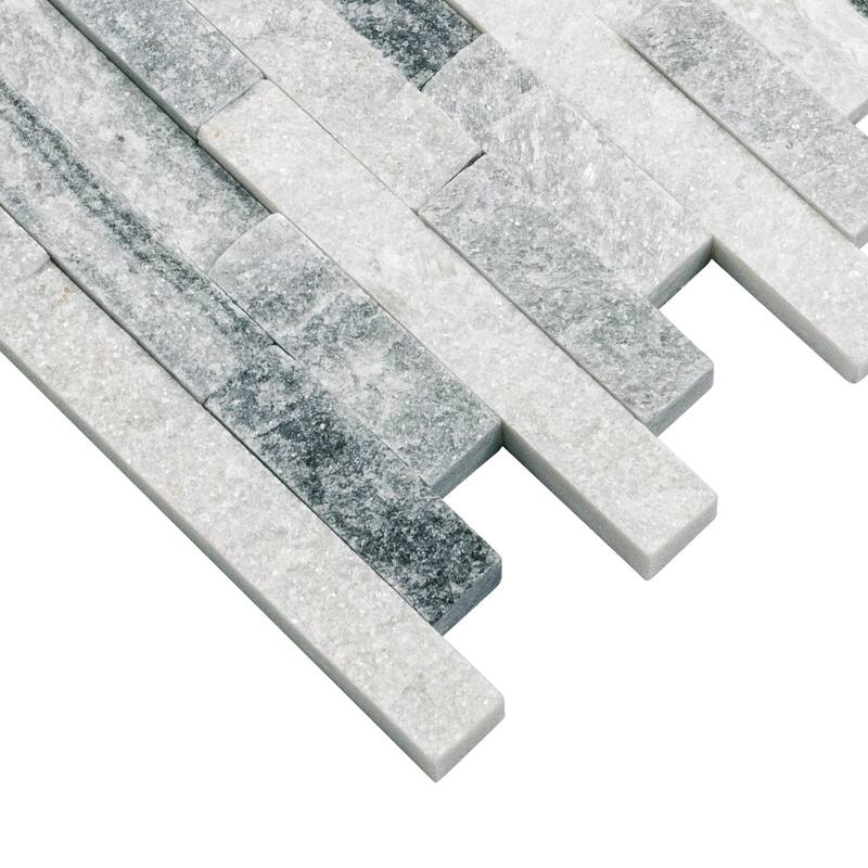 Ackland AKM-S-12X12ILF-CA 12" x 12" Marble Rectangle Mosaic Tile - - Hana Alloy