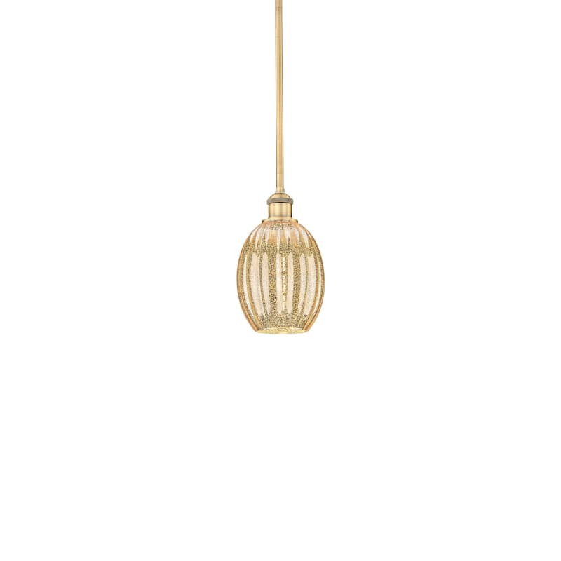 Innovations Lighting 616-1S-11-7 Preston Pendant Preston 7" Wide Mini - Brushed Brass / Mercury