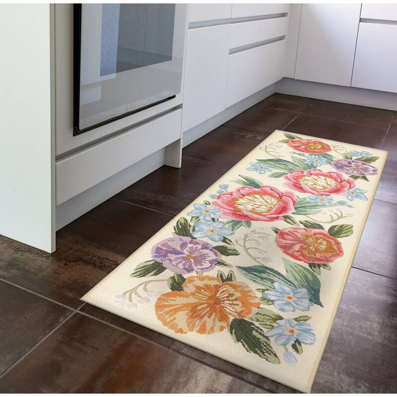 Liora Manne Esencia Secret Garden Indoor/Outdoor Mat