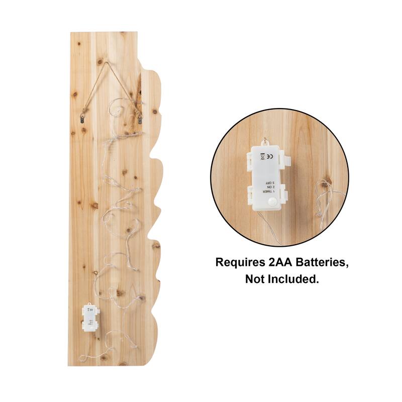 Glitzhome 41.75"H Mardi Gras Lighted Wooden Stacked Masks Porch Decor w/Timer