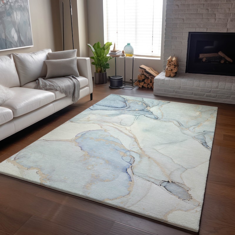 Premium Washable Super Soft Abstract Contemporary Mayfield Rug