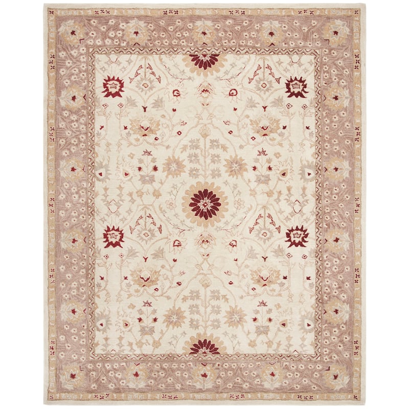 SAFAVIEH Handmade Anatolia Dimitilde Traditional Hand-spun Wool Rug