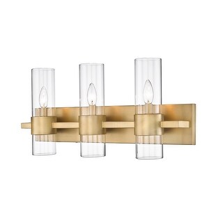 Lawson 3 Light Vanity - Rubbed Brass