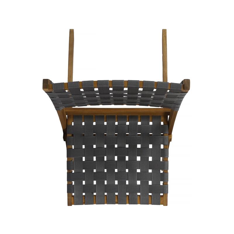 Huntsville Outdoor Acacia Wood Foldable Chairs (Set of 2) by Christopher Knight Home