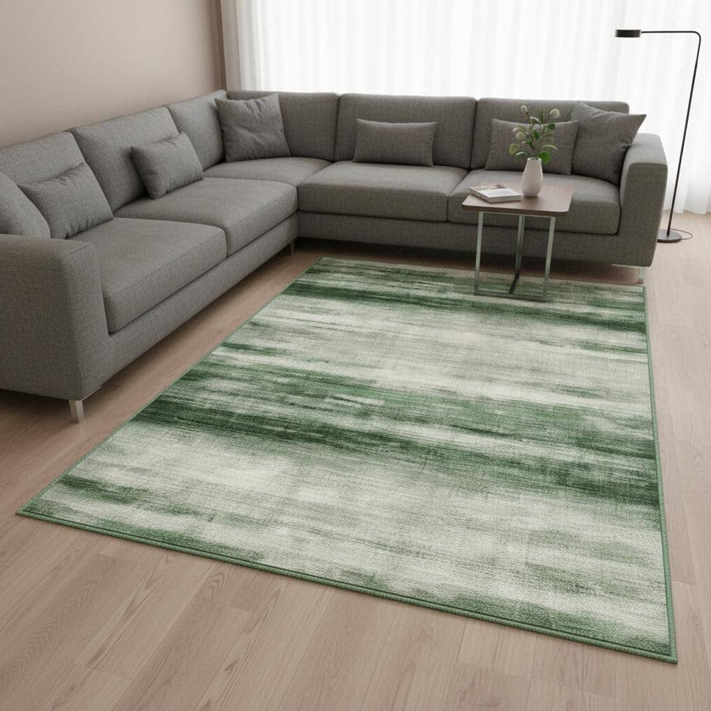 HomeRoots Abstract Modern Rectangle Area Rug