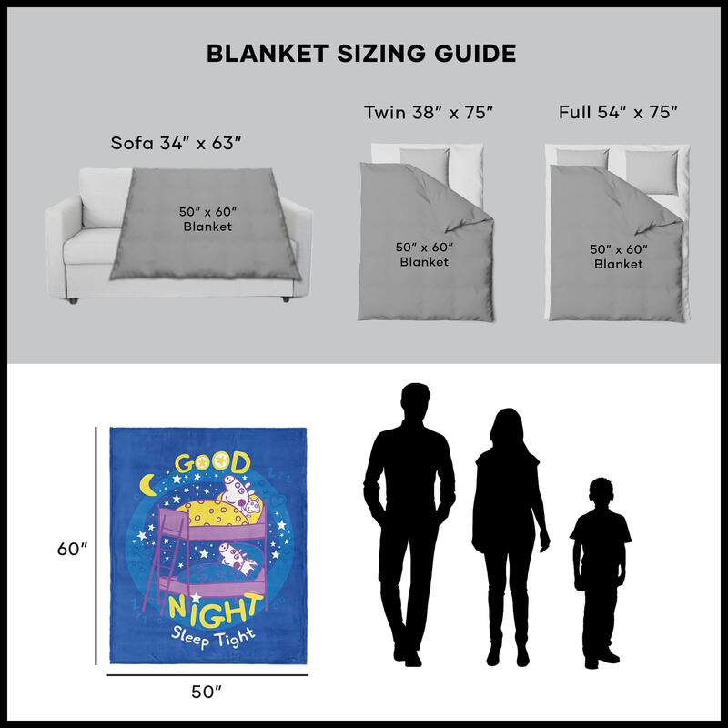 Hasbro Peppa Pig Silk Touch Throw Blanket