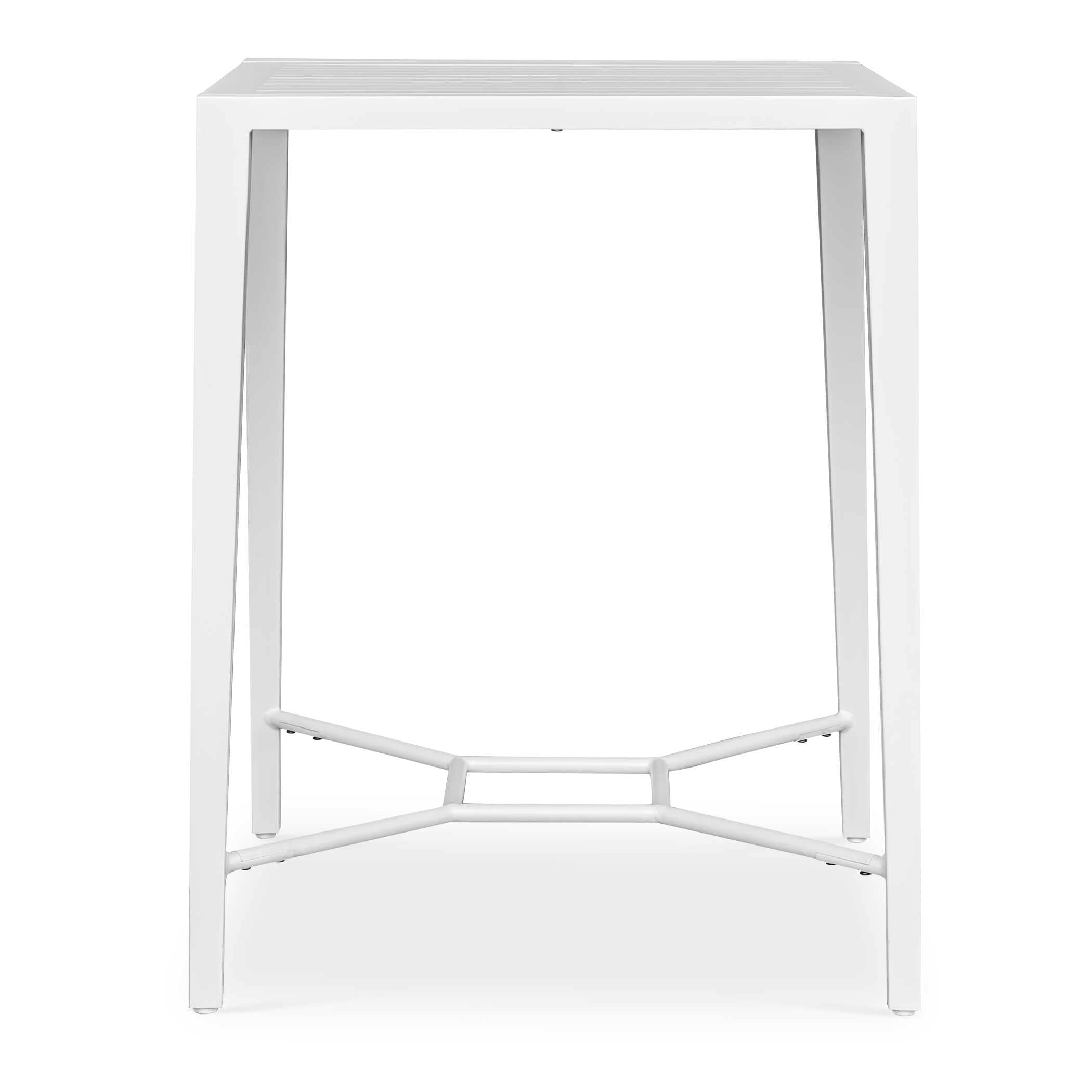 Uttermost Montellano White Outdoor Bar Table