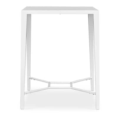 Uttermost Montellano White Outdoor Bar Table