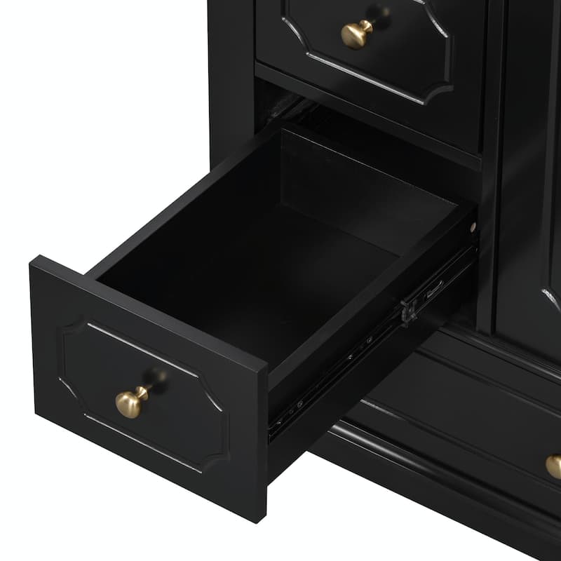 30" Freestanding Bathroom Vanity with Ceramic Sink