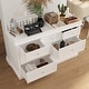 preview thumbnail 1 of 14, White Baby Changing Table Dresser with 7 Drawers Nursery Storage Cabinet for Infant Essentials Chest