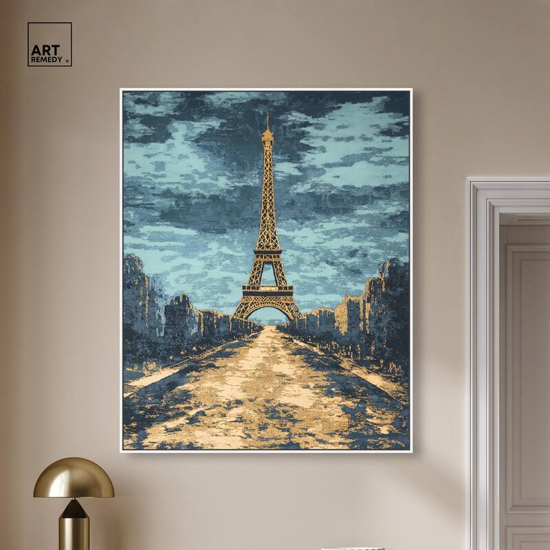 Textured Paris Embroidery Canvas by Art Remedy