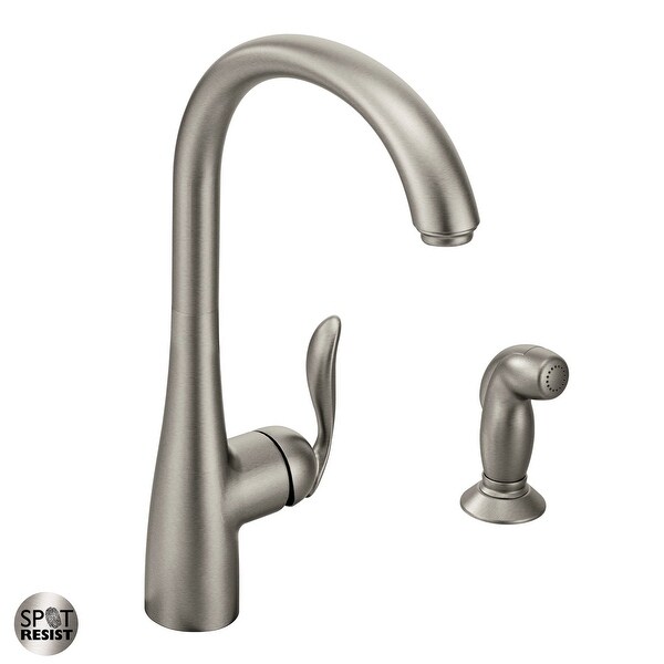 Shop Moen 7790 Arbor Single Handle High Arc Kitchen Faucet ...