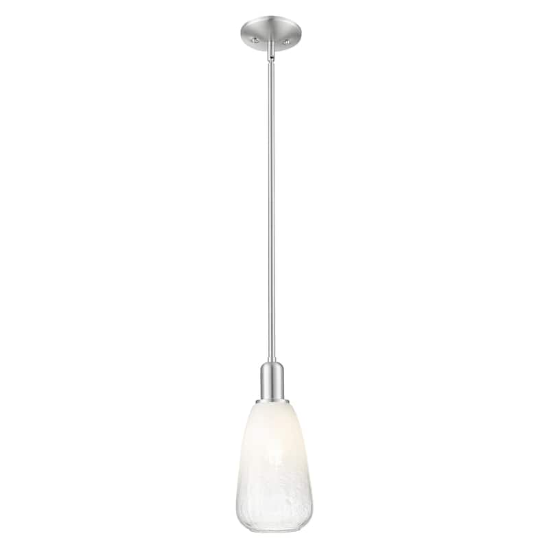 Innovations Lighting Downtown Urban - Brookhaven Almond - 1 Light 6" Stem Hung Mini Pendant