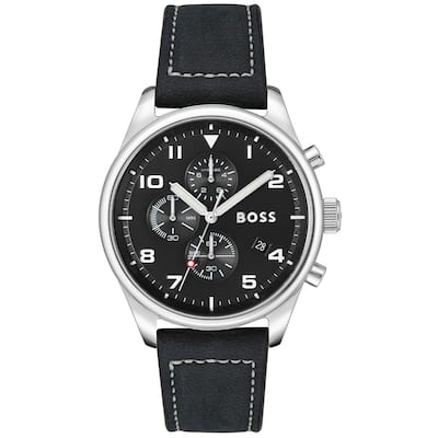 Hugo Boss Men's View Black Dial Watch - 1513987 - 6 (36)