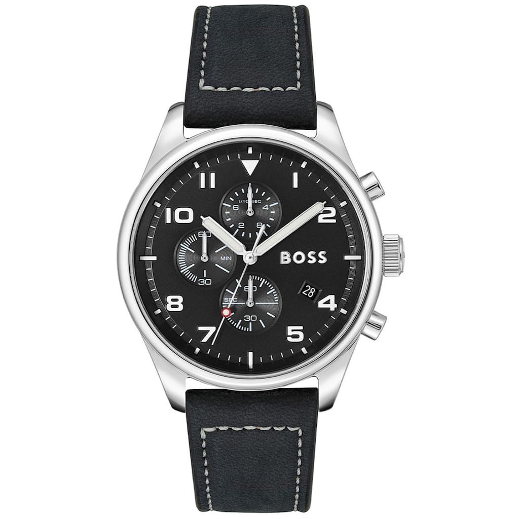 Hugo Boss Men's View Black Dial Watch - 1513987 - 6 (36)
