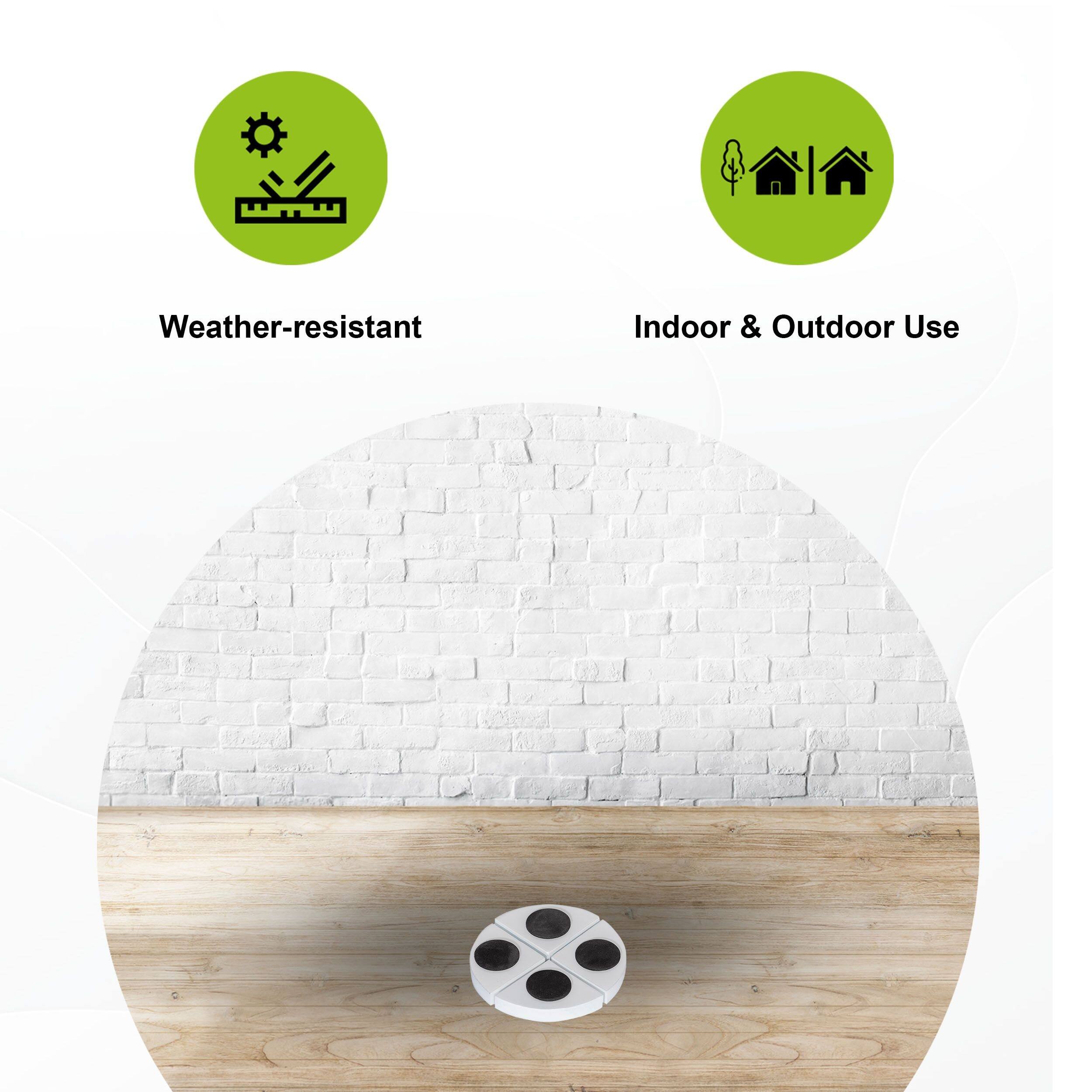 Pottery Pots Indoor Outdoor Pot Feet Holders, 3.94 Inch Diameter On