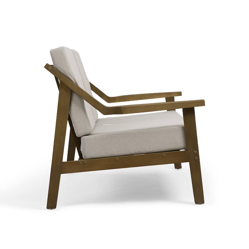 Outdoor Conversation Set Patio Cushioned Chair, Loveseat with Tables