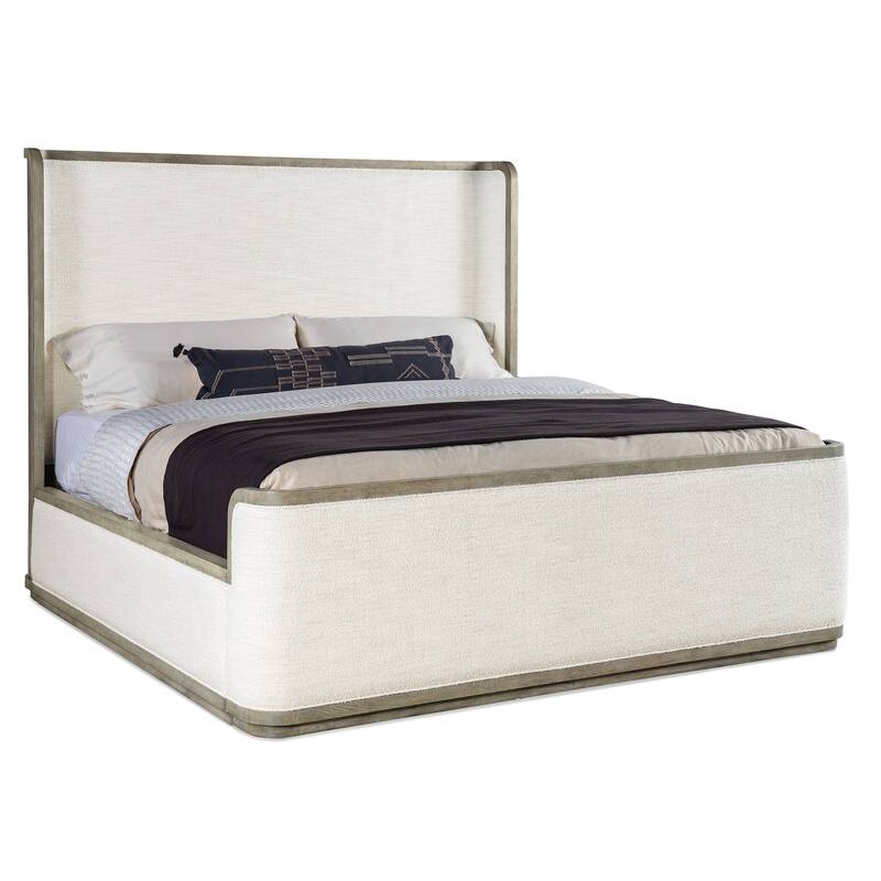 Linville Falls Boones King Upholstered Shelter Bed