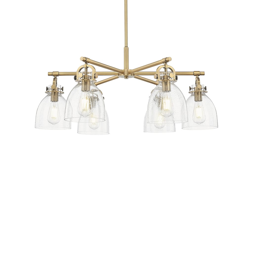 Innovations Lighting 410-6CR-16-26 Newton Bell Chandelier Newton Bell