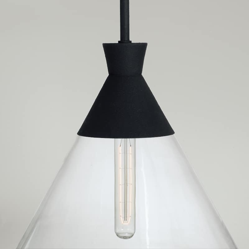 Paloma 1-light Hanging Pendant w/ Clear Glass
