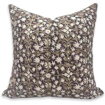 Fabdivine Cotton Indoor Sofa Block print pillow Cover