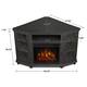 Lynette 56.26" Media Electric Fireplace Gray by Real Flame